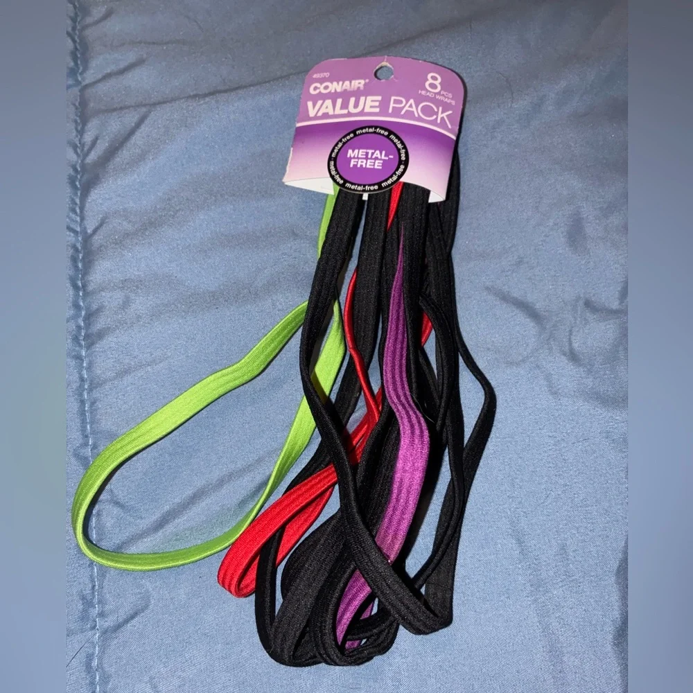 Women's Metal-Free Headbands - Black, Red, Green, Pink